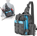 BLISSWILL フィッシングバックパック アウトドア タックルバッグ 大型釣具バッグ 防水 フィッシング バックパック タックル収納バッグ & ラップ スタ...