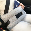 D. Cozy 子宮摘出枕 温冷パック用ポケット付き 手術後 子宮摘出術回復必需品 シートベルト枕 ギフト 腹部 おなか タックベリークッション ミンキードットライトグレー(4)