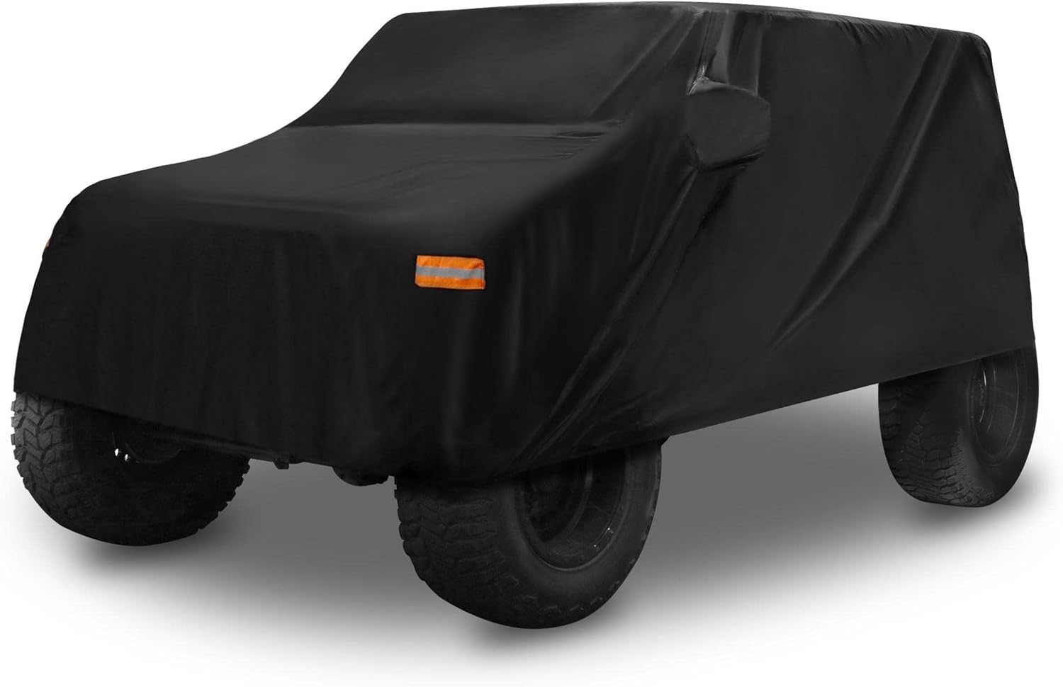 Rakuten - X AUTOHAUX Jeep Wrangler 4ドア用 ジープ ラングラー JK/JL/YJ/TJ 4ドア 2007-2021対応 防水カーカバー 屋外用 全天候型 ドアジッパー付き 雨雪埃UVカット 全天候 UVカット 防雪 防風 ドアジッパー 防水カーカバー 2007-2021 JK JL YJ TJ対応 屋外保護 ブラック 黒