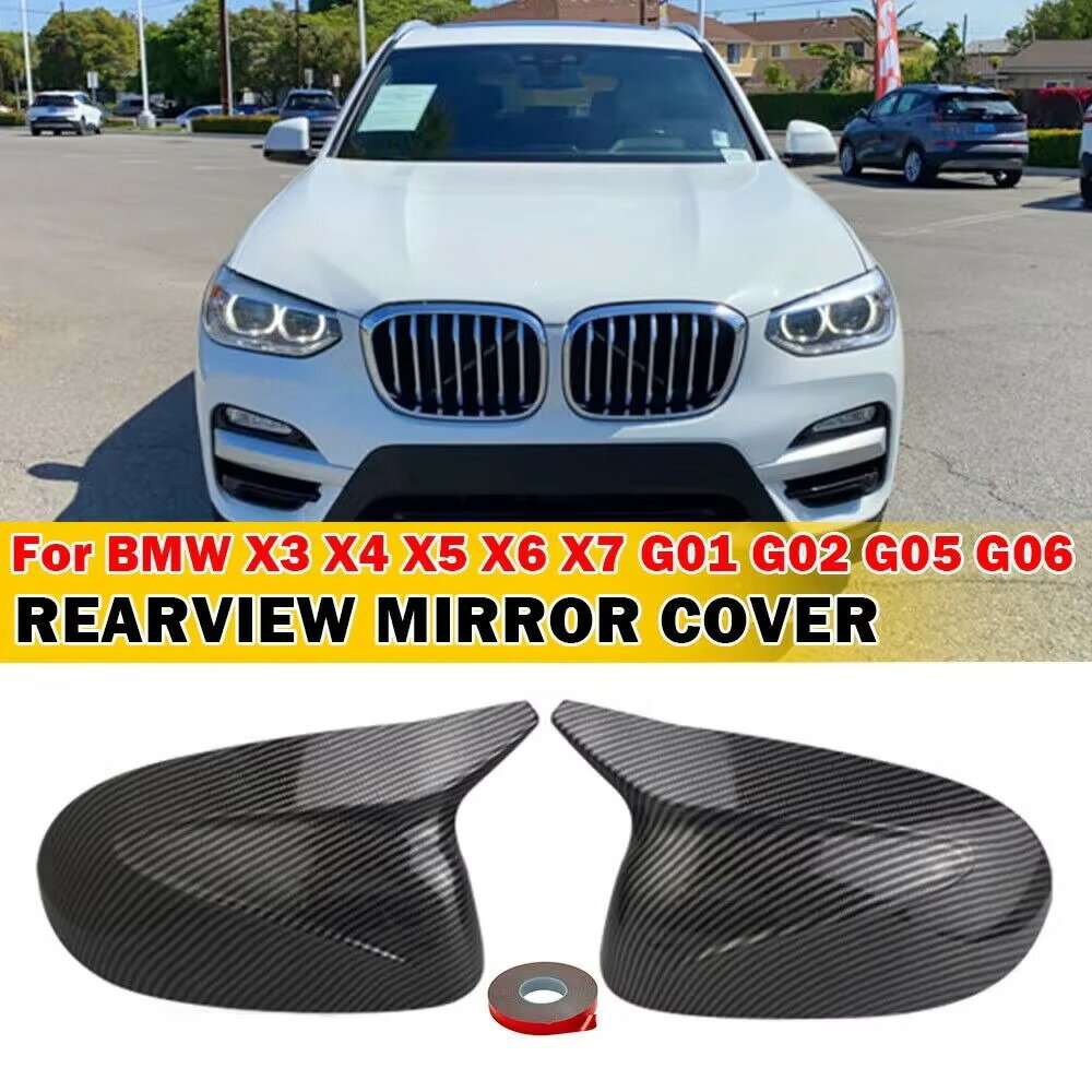 BMW X3 G01 X4 G02 X5 G05 X6 G06 X7 G07 iX3 2018-2023 対応 ドアミラー カバー キャップ BMW X3 G01 ..