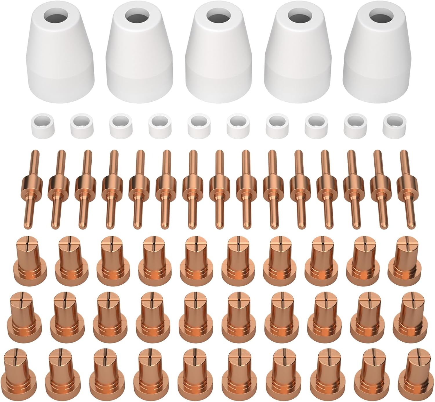 乐天商城 - ARCCAPTAIN PT31 プラズマカッター 消耗品 60点セット CUT-45／CUT-50／CT-312／MIG205MP 対応 PT-31／JG-40／LG-40 トーチ用 プラズマカッター消耗品 60点セット トーチ用 ノズル・電極セット プラズマ切断 トーチ部品 溶接機 アクセサリー ノズル 電極 セット