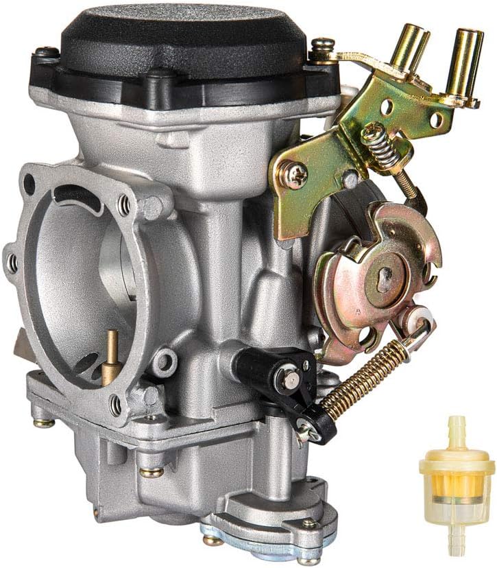 Rakuten - PUCKY CV40 キャブレター リプレイスメント Harley-Davidson 対応 Sportster 883/1200・Softail・Dyna・Touring 1988-2017 互換品番 27490-04 ハーレー CV40 キャブレター 27490-04互換 Harley CV40 キャブ Sportster Softail CV40 キャブレター リプレイス用