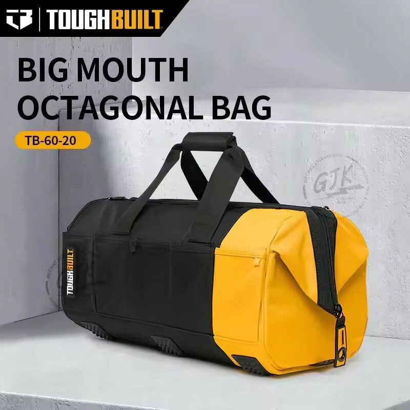 Rakuten - TOUGHBUILT 20インチ ツールバッグ 大開口 マッシブマウス 工具バッグ 大容量 51ポケット ハードボディ 自立型 プロ仕様 工具入れ 20インチ マッシブマウス ツールバッグ TB-60-20 TOUGHBUILT ワイド開口 508mm 大容量 プロ仕様 マッシブマウス 工具バッグ 工具収納
