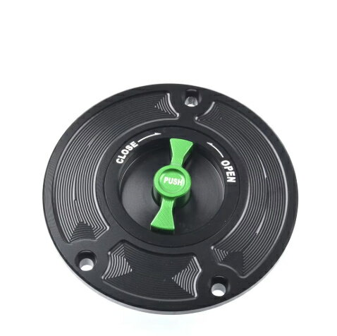 乐天商城 - SPCAR CNCアルミ製 フューエルタンクキャップ カバー Kawasaki Z650 Z900 Z400 Ninja 650 Ninja 400 ZX-6R対応 軽量タイプ 2017から2020年モデル用 燃料タンクキャップカバー Kawasaki Zシリーズ/Ninjaシリーズ対応 フューエルタンクカバー ブラックグリーン