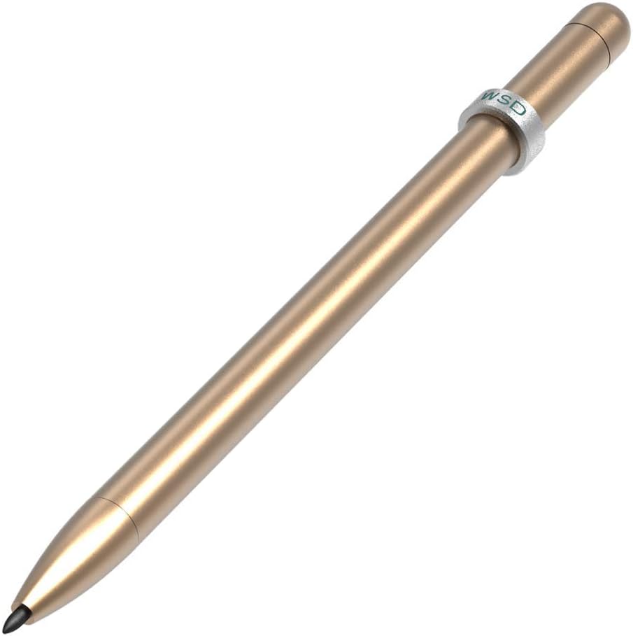 乐天商城 - WSD メカニカルペンシル 製図用 スケッチ用 マグネティックコントロール 2.0mm シャープペン 金属製 マグネット式 CNC加工 アルミボディ ブラック 製図・デッサン用 シャープペン 2.0mm マグネットスライド式 CNC加工 メタルペン アルミ製 ゴールド