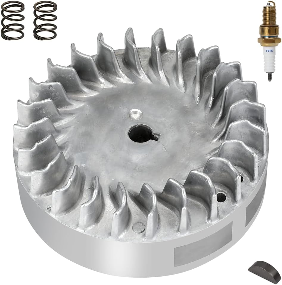 乐天商城 - FVRITO アルミフライホイール（最大10,000RPM対応）Predator 212 Non-Hemi / Ghost 212cc / 224cc / 6.5HP / GX200 / 196cc 対応 ミニバイク・ゴーカート用 パフォーマンスパーツ（キー＆バルブスプリング付き）212cc フライホイール Non-Hemi用 10000rpm対応 アルミ 軽量
