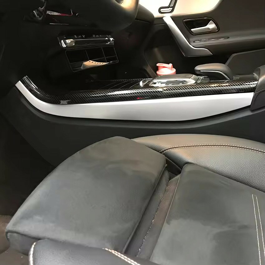 乐天商城 - ベンツ Aクラス CLA W177 C118 センターコンソール トリム カバー 内装 パネル カスタム ドレスアップ ベンツ Aクラス CLA 内装トリム カバー コンソールサイド装飾 W177 C118 A180 A200 A220 マットシルバー ABS カスタムパーツ マットシルバー