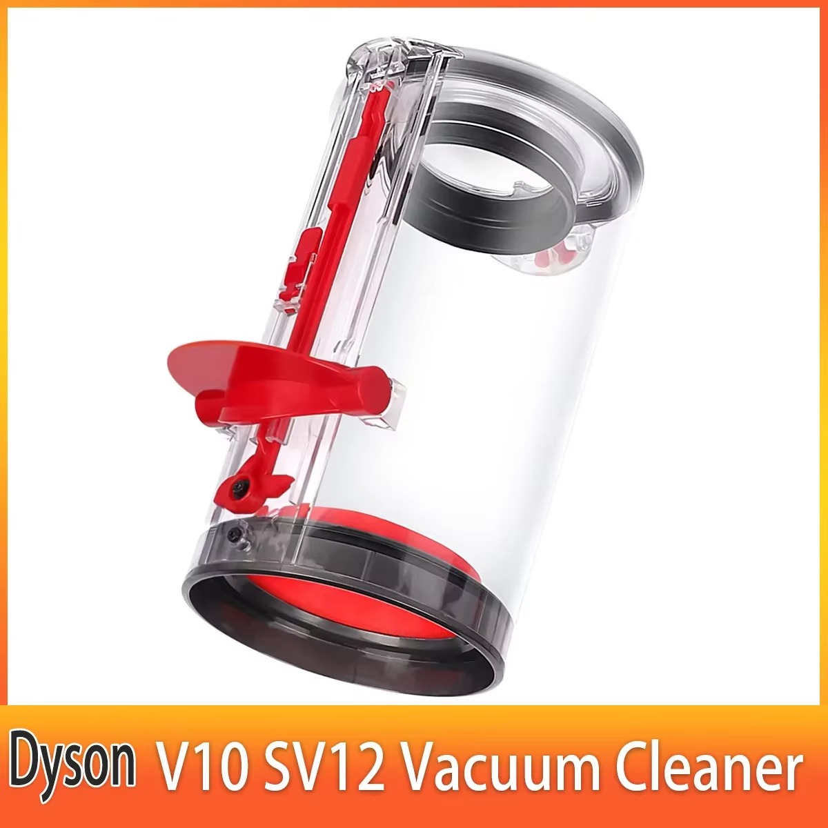 製品仕様 商品名 Vfbaidma Dyson V10 SV12 ダストボックス 大容量 交換用 ダストビン ダストカップ クリアビン 掃除機 交換パーツ Dyson V10 V11 V15対応 大容量 ダストボックス ダストカップ 交換用 SV12 SV14対応 ダイソン コードレス掃除機 クリアビン ダストケース 交換パーツ カラー クリア＆ブラック＆レッド 商品仕様 サイズ：113x196mm その他商品説明 ■ひび割れ・破損したダストボックスの交換に！Dyson V10・SV12対応交換用ダストビン！ 厚みを持たせた素材を採用し、上部シーリングリングやダストボックス開口部カバーなどの構成部品も耐久性を考慮した仕様として案内されています。 古いダストボックスにひび割れや穴などが発生した際の交換に適しており、密閉状態を整えることで掃除機本来の吸引・集塵性能維持をサポートします。 幅広のBin Catchを採用し、ダストボックスをつかみやすく、ゴミ捨て時の操作性にも配慮されています。 ■適合について 〇Dyson V10 SV12 ※ご購入前に必ずお使いの掃除機のモデル番号、既存ダストボックスの形状、接続部形状をご確認ください。