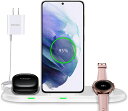 Wireless Charging Station 3 in 1 Samsung MNV[rv 4 I 2 ̃V[YуMNV[V[Y Samsung MNV[ S22 S20 m[gƌ݊db[d̗̃hbN̂߂̑[d gѓdb[dX^h 