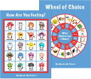 My Moods My Choices How are You Feeling? 「Wheel of Choice」のポスター 20種類のムード/感情 教育/学習ツール ポスター2枚入り 12x16 inches さまざまな気分/感情; 教育/学習ツール ポスター2枚付き 教育用チャート・ポスター