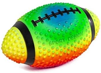 Regent 練習用 フットボール Football ネオンカラー 9インチ スパイクグリップコントロール用 ソフトゴム製 インフレ…