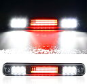 Tresound 3rd Third Brake Cargo Light for 8899 Chevy GMC C1500 C2500 K1500 88-99年シボレー GMC C1500 C2500 K1500 K2500 シルバラード ブレイザー LED ハイマウントストップライト（クリアレンズ）用トレサウンドサードブレーキカーゴライト 自動車用 アッセンブリー