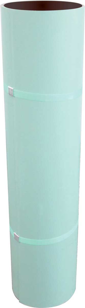 塗装ガルバリウム鋼板カットコイル　GLカラー　ブラウン　新茶　東海カラー　GE71　厚み0．3　約914mm幅　10m巻