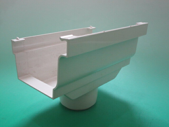 Σ90　シグマ90　洋風じょうご　洋風上合　UT60　ホワイト　白　エスロン雨樋 積水化学工業　GT60