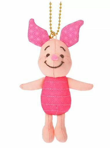 ディズニーストア限定 ピグレット ぬいぐるみキーホルダー・キーチェーン ちりめん風