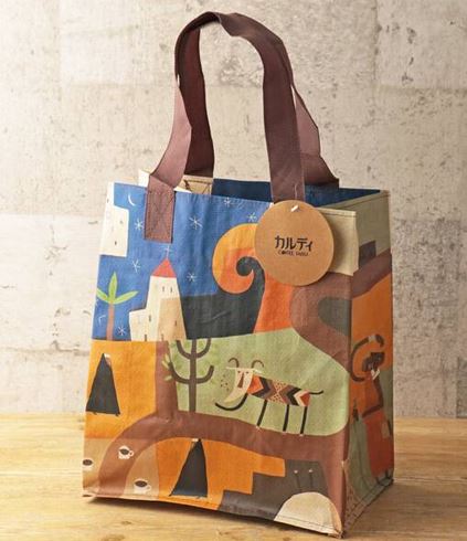 カルディ エコバッグ カルディ伝説ミニ ※送料無料は日時指定ができない...