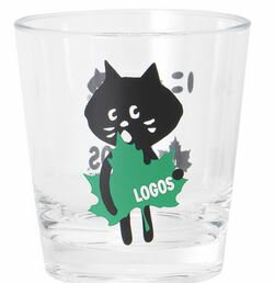 m　にゃー　×LOGOS　グラス　ノベルティ