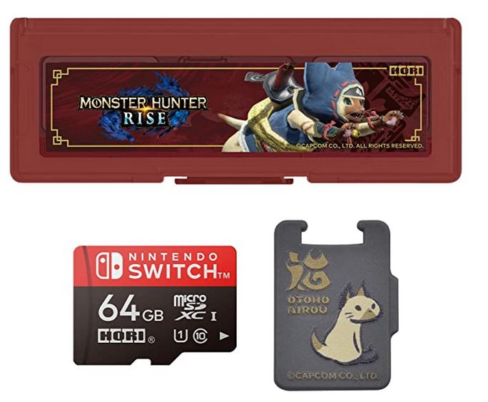 モンスターハンターライズ マイクロSDカード + カードケース6 for Nintendo Switch 64GB