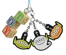 amax　楽天市場店のディズニー　トイストーリー　ラバーストラップ　エイリアン｜アングル2