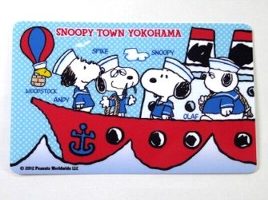 スヌーピー 限定 ヨコハマ ICカードステッカー