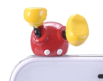 ディズニーストア限定 ミッキー スマホプラグ ヒップ