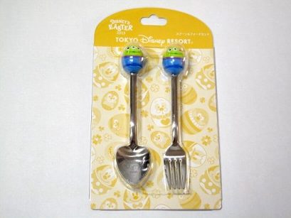 ディズニーリゾート限定 エイリアン ナイフとフォーク