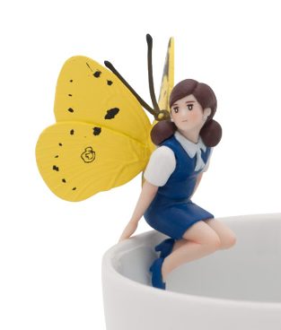 コップのフチ子 蝶のフチ子