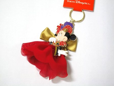 ディズニーリゾート限定 ミニー キーホルダー コスチューム