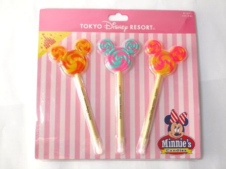 ディズニーリゾート限定 キャンディ ボールペンセット ミラー付き