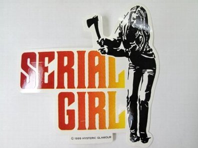 ヒステリックグラマー ステッカー SERIAL GIRL