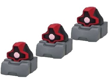 ガンダム 貯金箱 黒い3連星 ドム 3個セット