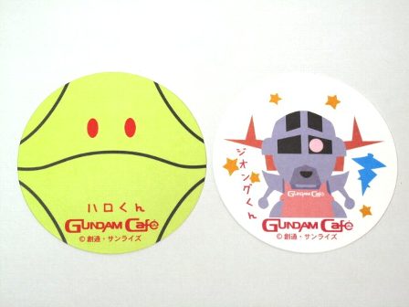 ガンダム カフェくんコースター ハロとジオン