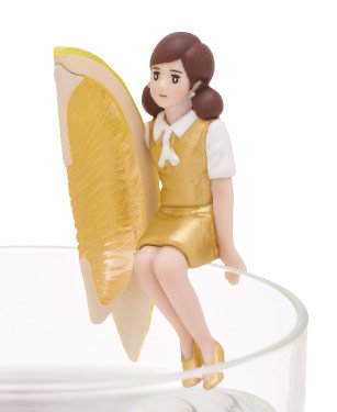 Rakuten - コップのフチ子　ゴールド　レモンとフチ子