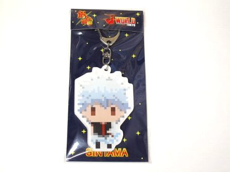 銀魂 ドット アクリルキーホルダー 銀時