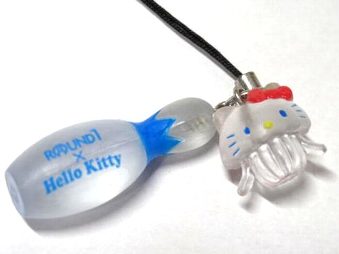 キティ × ラウンドワン ストラップ クラゲ