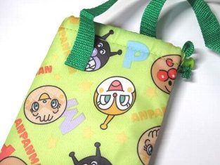 アンパンマン 保冷ペットボトルホルダー 緑