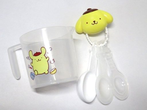 サンリオ　ポムポムプリン　キッチンセット　計量カップとスプーン