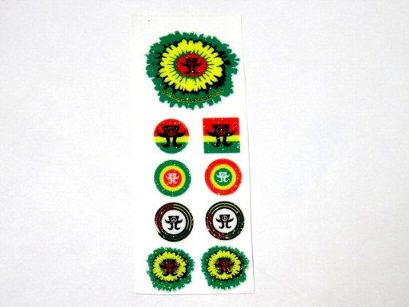 浜崎あゆみ ステッカーセット ロゴ ラスタ 緑