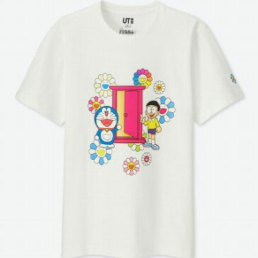 UT　ユニクロ　ドラえもん　村上隆　Tシャツ　L　ドコデモドア　白