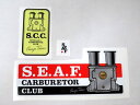 ZAK 世田谷区ベース CARBURETOR CLUB ステッカーセット