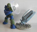 ガンダム 旧ザクとコロニー落としのモバイルスタンドセット