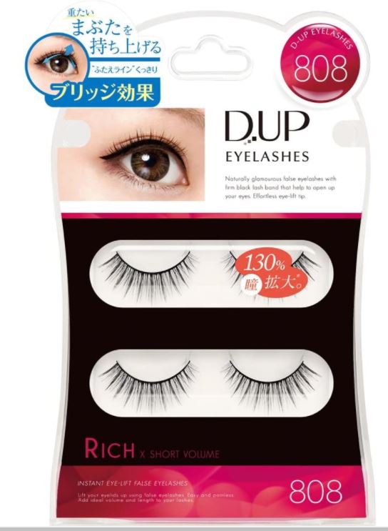 送料無料! D-UP(ディーアップ) アイラッシュ リッチ 808 つけまつげ