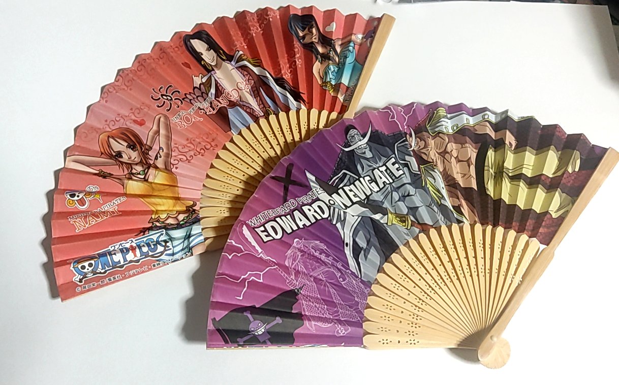 ワンピース 扇子 ペアセット ※送料無料はクリックポスト配送になります 時間指定はできません