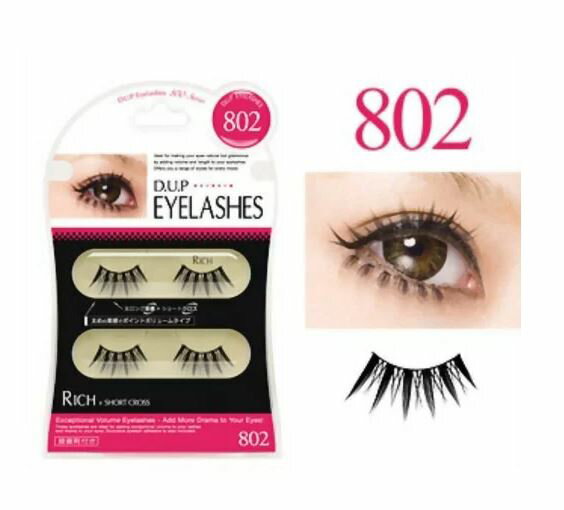 送料無料！　D-UP(ディーアップ) アイラッシュ RICH 802 【ナチュラル ボリュームつけま】