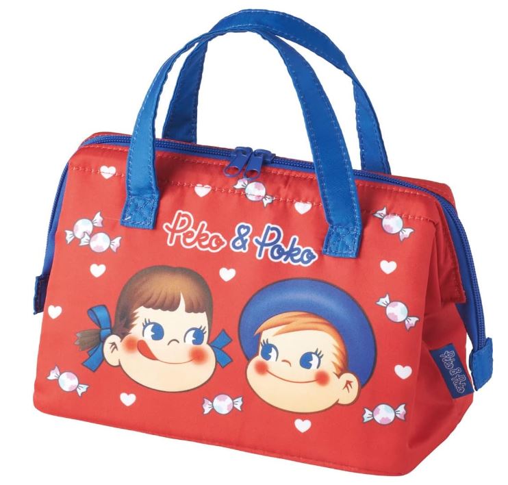 スケーター (skater) 保冷 がま口 ランチバッグ ペコちゃん※日時時間指定不可の商品です　詳しくは商品説明にて