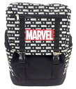 ティーズファクトリー MARVEL フラップリュックサック 約H40×W28×D16cm ロゴスター柄 ポリエステル※日時時間指定不可の商品です 詳しくは商品説...