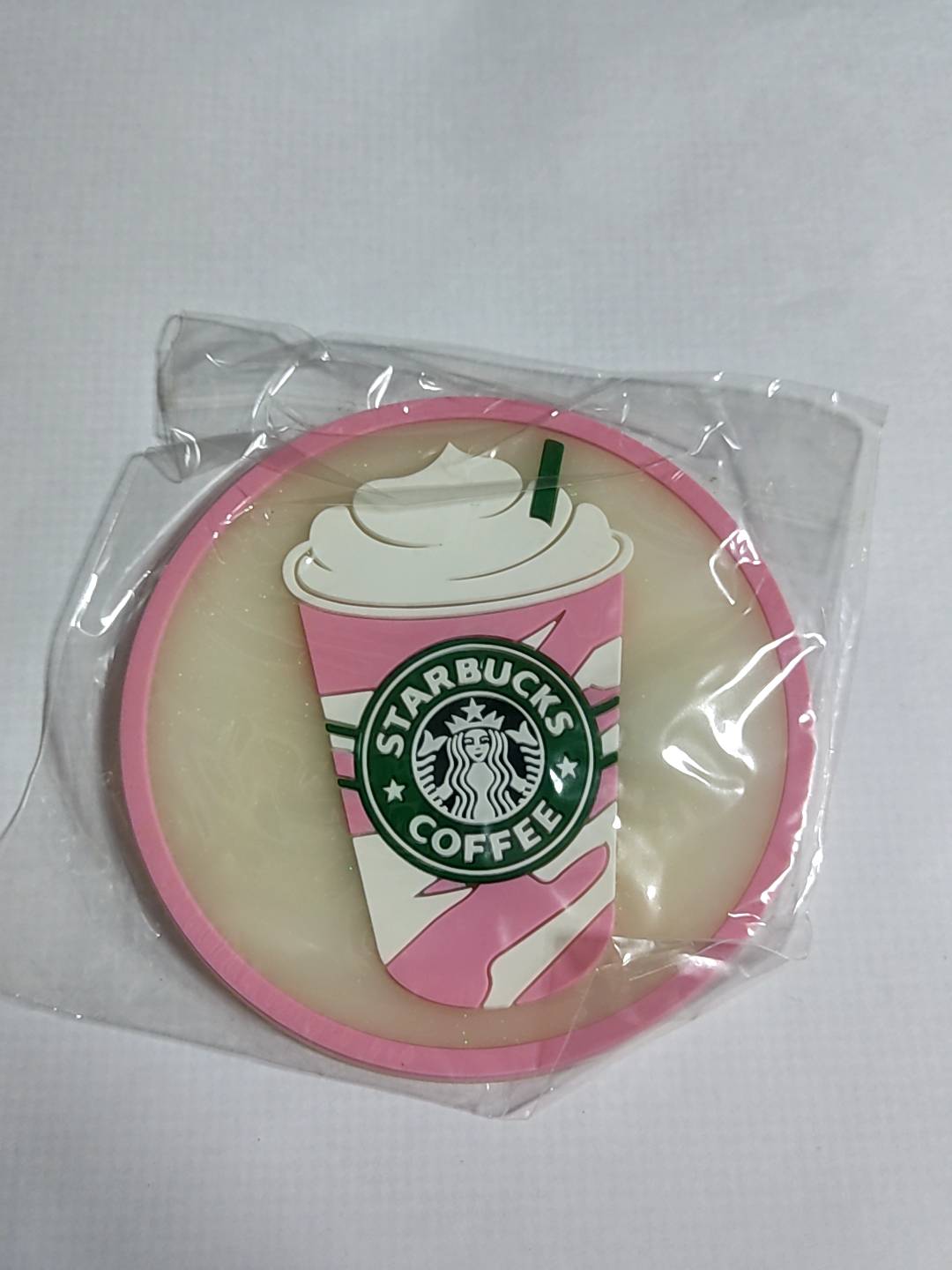 【1000円ポッキリ】スターバックス　コースター　ピンク フラペチーノ※日時時間指定不可の商品です　詳しくは商品説明にて