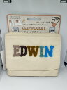 エドウィン EDWIN クリップポケット ホワイト ショルダーストラップ付き※日時時間指定不可の商品です 詳しくは商品説明にて