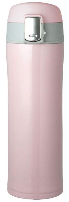 リビング(Living) マグボトル ピンク 430ml グレイス ワンタッチ栓マグボトル XS-450 PK※日時時間指定不可の商品です　詳しくは商品説明にて