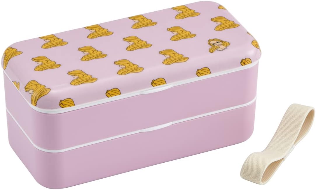 スケーター (skater) メラミン蓋 ランチボックス 弁当箱 600ml 箸付き ディズニー ラプンツェル ポートトレート 日本製※日時時間指定不可の商品です 詳しくは商品説明にて